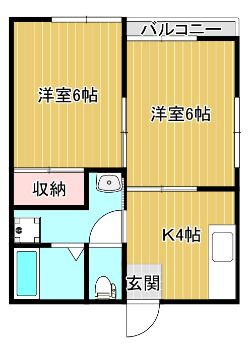 プラザミントフラッツの間取り