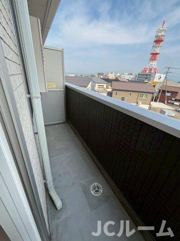 アクシア西本町のバルコニー