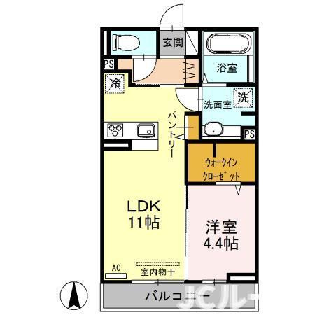 アクシア西本町の間取り