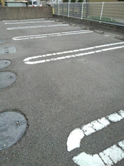 【駐車場】 | ボヌール　Ａ | 駐車場に車を止められます
