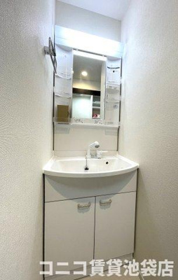 【独立洗面台】 | レオトピア北千住 | 別号室イメージの為、現状を優先致します。