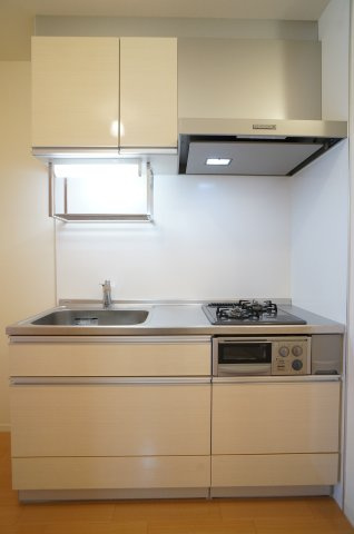 メゾンコンフォース奥沢のキッチン|2口ガスコンロシステムキッチン♪