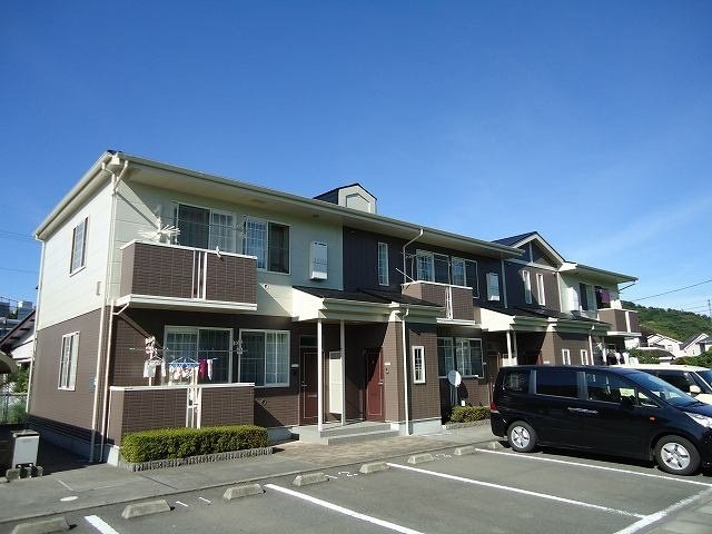 ハッピースクエアー　Ⅱの外観|落ち着いた雰囲気の外観です