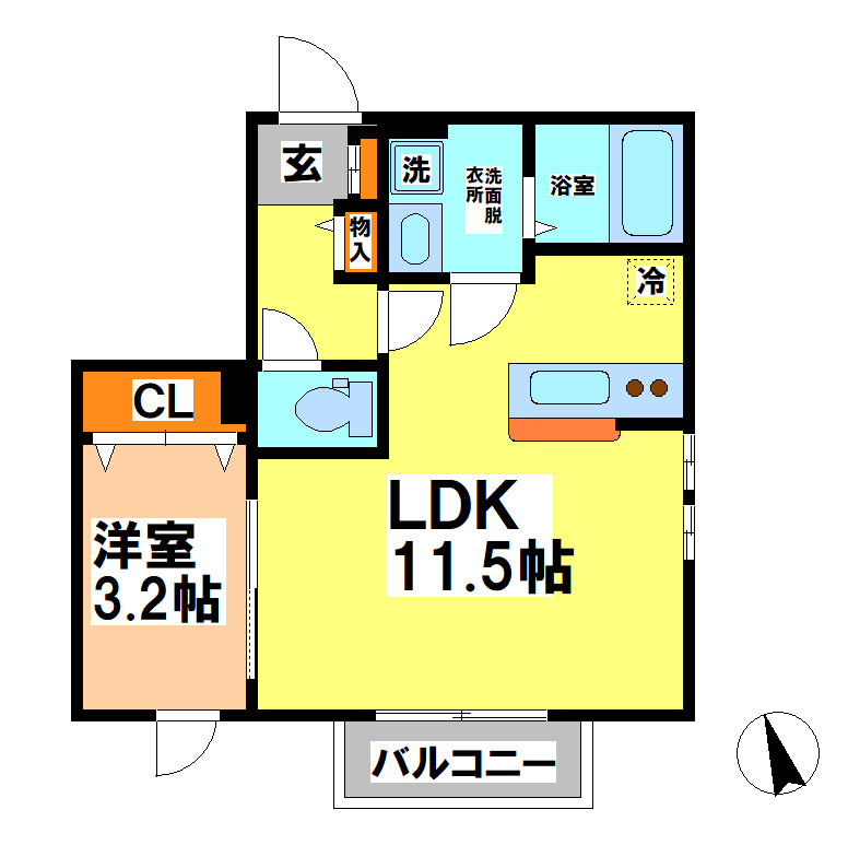 武蔵野市境南町３丁目のアパート