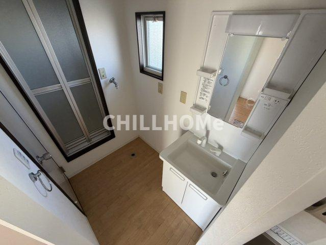 エステートなかざとFの洗面所|当社、チルホームのHPもご覧ください(^^)/物件情報多数♪