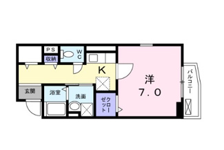 【間取り】 | パレシュクル | 間取り図になります。