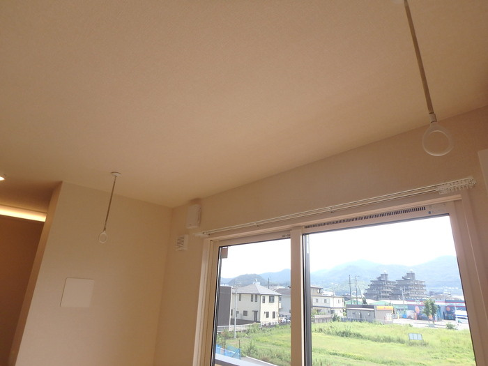 ダコタ・ハウスの内装|室内物干し