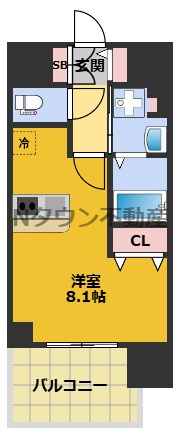 【間取り】 | プレサンス丸の内レジデンスII | 間取りです。