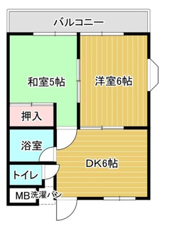 【間取り】 | 第２サンビレッジ泉水