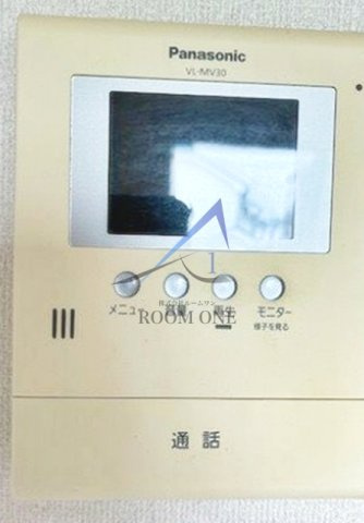 ジャスミンコートのセキュリティ|モニター付きインターホンです。