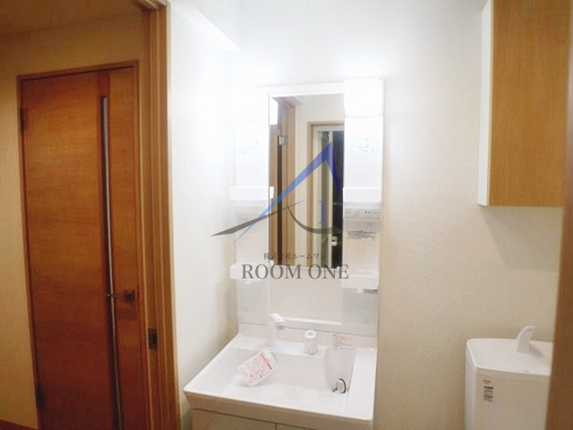 ソレイユ仲六郷の洗面所|洗面台です。