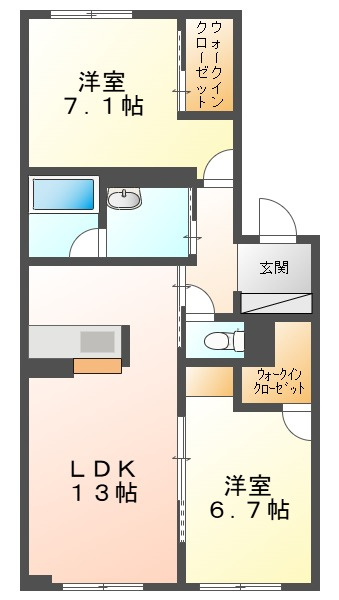 サンディアの間取り