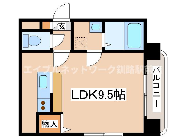 ノースコート釧路の間取り