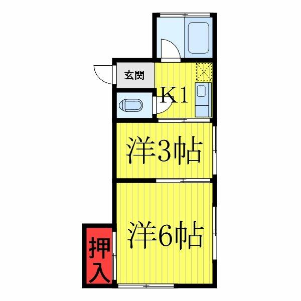 北区滝野川6丁目のアパートの画像
