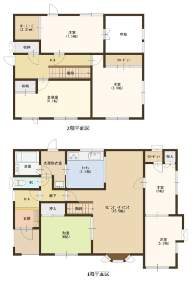 【間取り】 | 北見市緑ヶ丘中古住宅