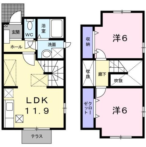 アバンティ・Ｋ　Ａの間取り