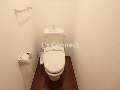 【トイレ】 | アルス明石台Ｇ | 温水洗浄便座付きのトイレ。