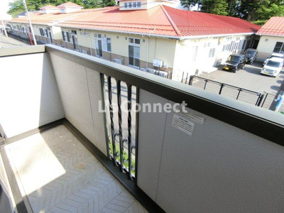 【バルコニー】 | アルス明石台Ｇ | ２階のお部屋で晴れた日には洗濯物もたくさん干せます。