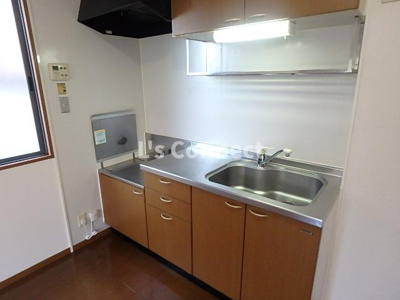 【キッチン】 | アルス明石台Ｇ | ２口ガスコンロ設置可能なキッチン。