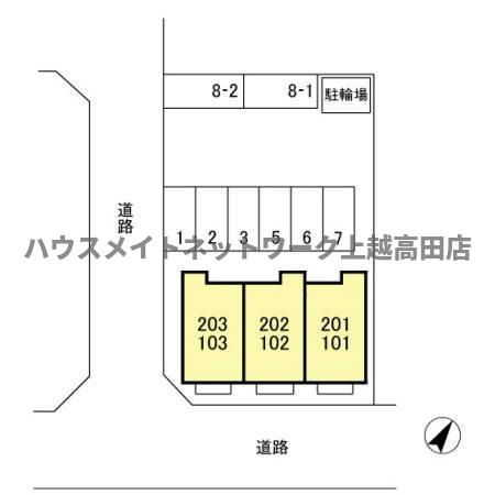 ＭＡＪＯＲパレスの区画図|配置図
