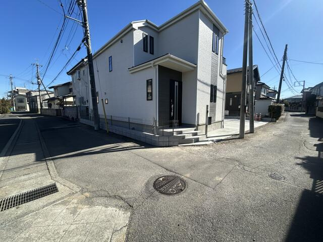 ハートフルタウン栃木市片柳町１丁目１０２９番　新築一戸建ての前面道路含む現地写真