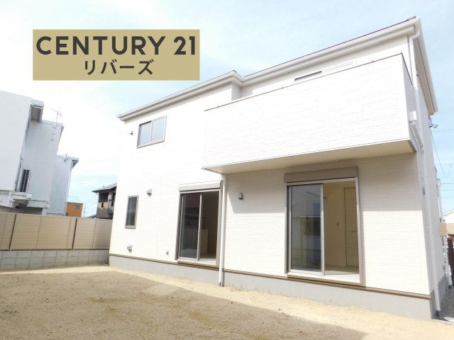 海部郡大治町大字長牧字向の新築一戸建の外観|◇２号棟◇　　いつでもご案内出来ます♪（お問合せ当日、平日、水曜、夜間でもＯＫ）　敷地６７．９２坪！　収納豊富な５ＬＤＫ！　駐車４台ＯＫ！　広々庭付き♪　