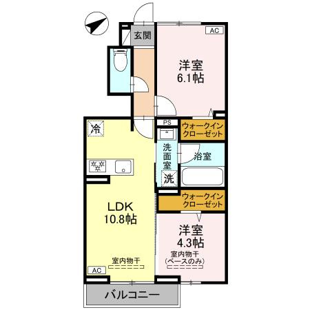 プレッシャス奥井の間取り