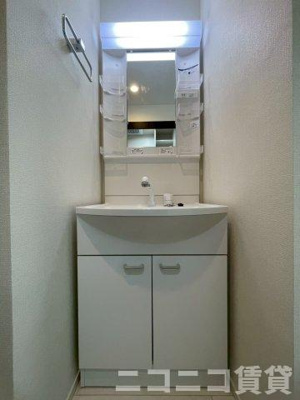 【独立洗面台】 | ハーモニーテラス平井Ⅷ | 別号室イメージの為、現状を優先致します。