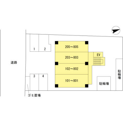 【区画図】 | D'TOWER城北