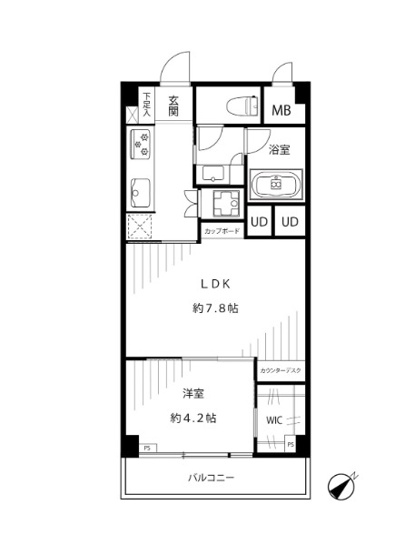 【間取り】 | ★仲介手数料無料★秀和代官山レジデンス（新規リノベーション済み）