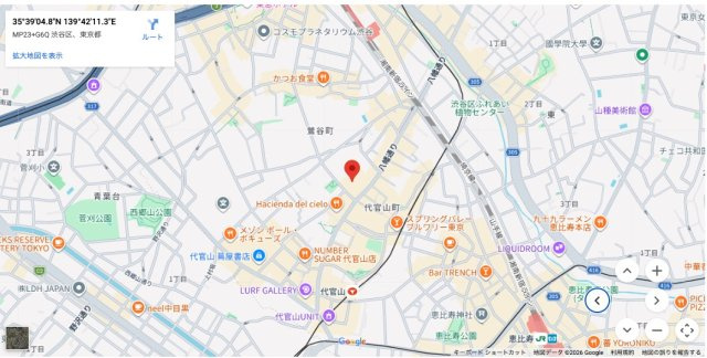 ★仲介手数料無料★秀和代官山レジデンス（新規リノベーション済み）の地図
