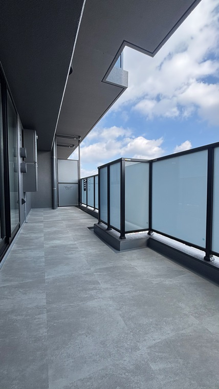 ザ・ファインタワー名古屋今池のバルコニー