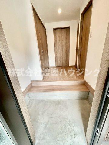 西淀川区御幣島2丁目テラスハウスの玄関