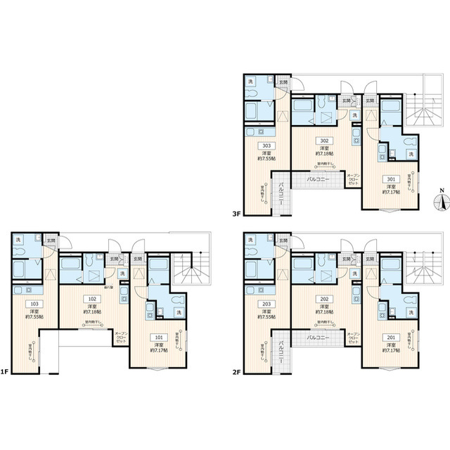 ブルームコート谷塚の間取り