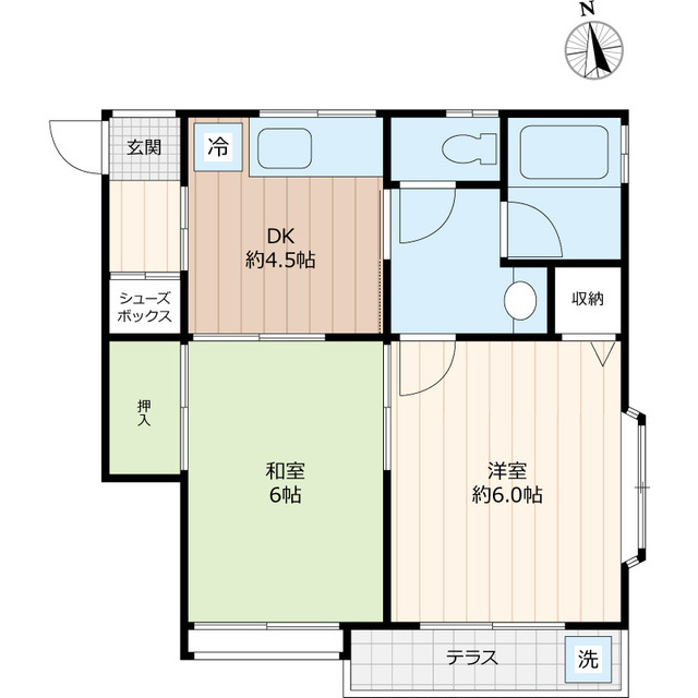 グリーンコーポ西綾瀬の間取り