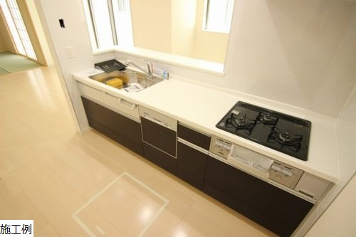 中央区宮下本町2丁目新築戸建て　1号棟のキッチン|キッチンです
