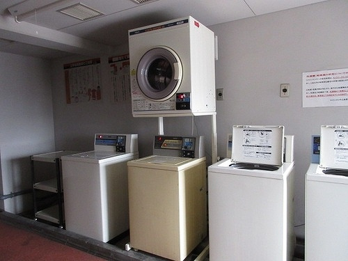 ルイシャトレ中之島の設備|コインランドリー　※前回募集時／２０２３年４月の写真