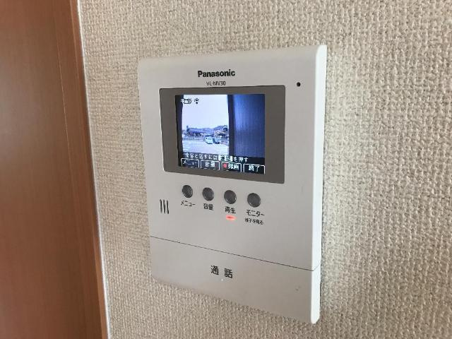 レ・フルールの内装|カメラ付インターホン