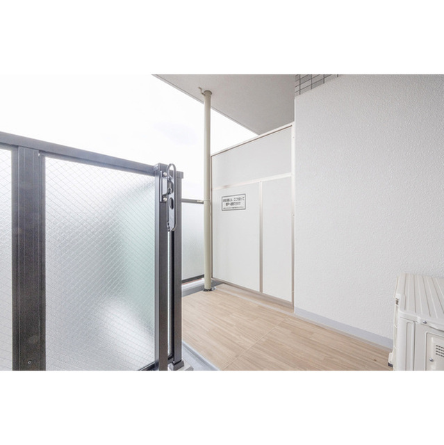 エスリード難波ザ・メゾンのバルコニー