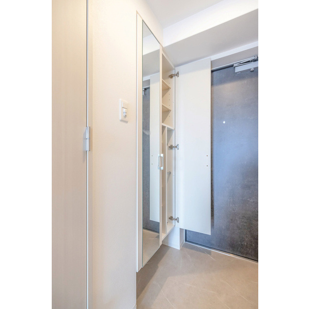 エスリード難波ザ・メゾンの玄関