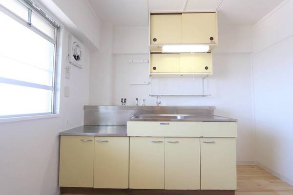 ビレッジハウス紀三井寺4号棟のキッチン|ビレッジハウスの同一物件・同一タイプの間取りの写真です