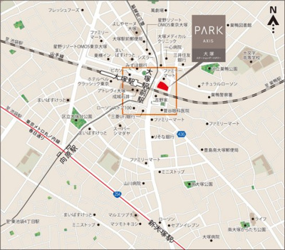 【地図】 | パークアクシス大塚ステーションゲートタワー