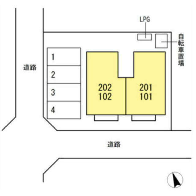 ハミングバードの外観|配置図