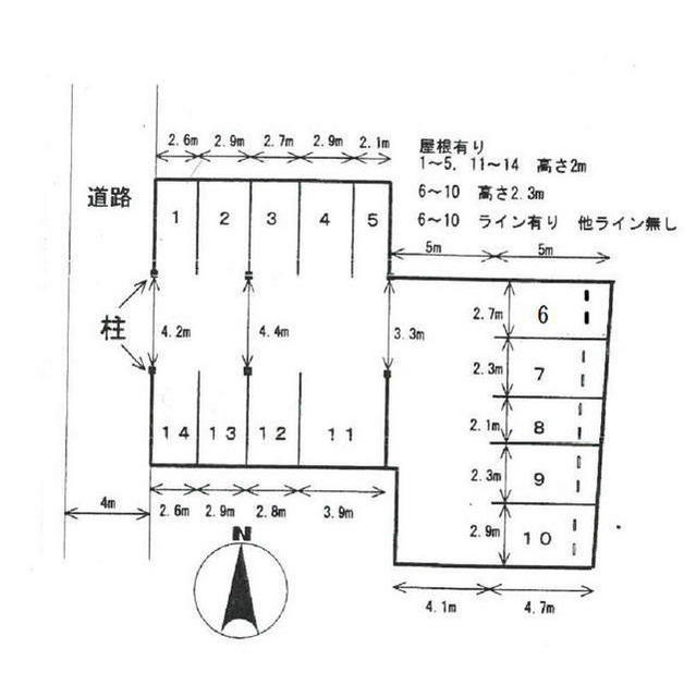 南殿町２丁目駐車場の間取り