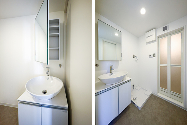 WANARI 2 の洗面所