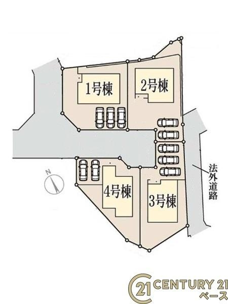 リーブルガーデン翠光台 ４号棟 ／新築一戸建の区画図|■こちらの物件は４号棟です！■