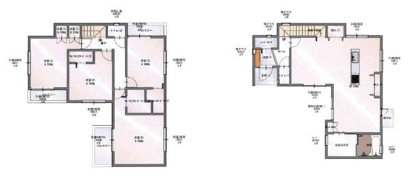岡崎市矢作町加護畑・中古戸建の間取り|間取り図です