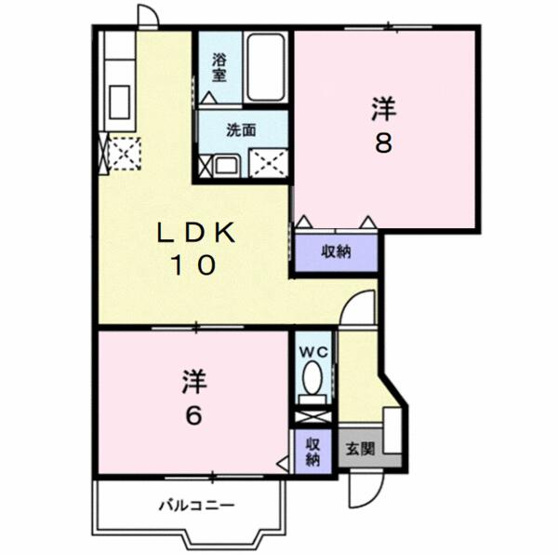 【間取り】 | ローブレＴ・Ｋ