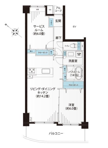 クレッセント等々力緑地2