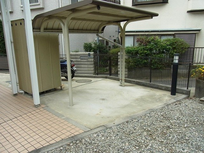 【その他】 | レオパレスパステルランド | 駐輪場　原付＆自転車のみ駐輪可能